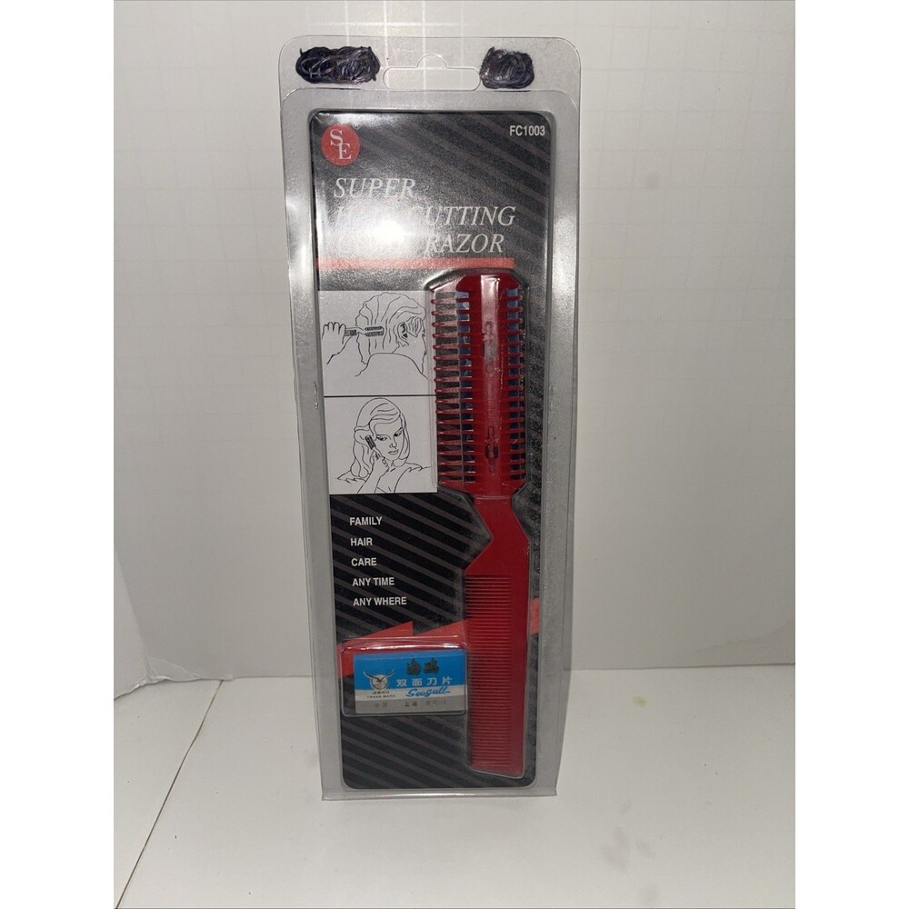 Vintage Unisex Seagull Brand Hair Cutting Comb Razor FC1003 -NEW-